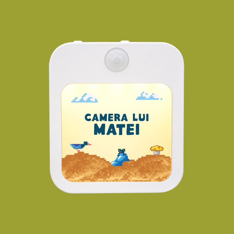 Lampă veghe personalizată - Pixel