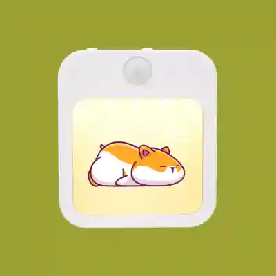 Lampă veghe personalizată - Sleepy Cat