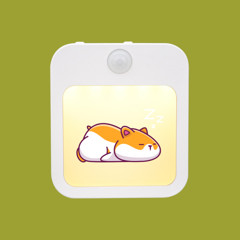 Lampă veghe personalizată - Sleepy Cat