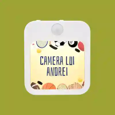 Lampă veghe personalizată - Sport