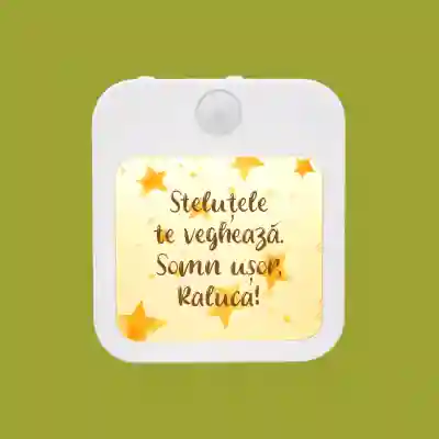 Lampă veghe personalizată - Stele