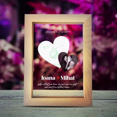 Rămă foto luminoasă - Coordonate