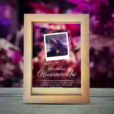 Rămă foto luminoasă - Family