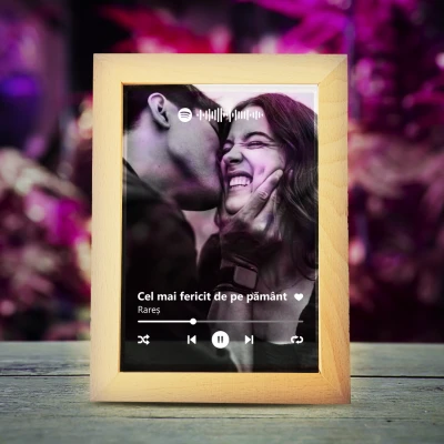 Ramă foto luminoasă - Spotify