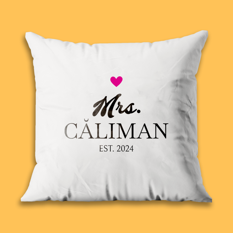 Perna personalizata - Mrs.
