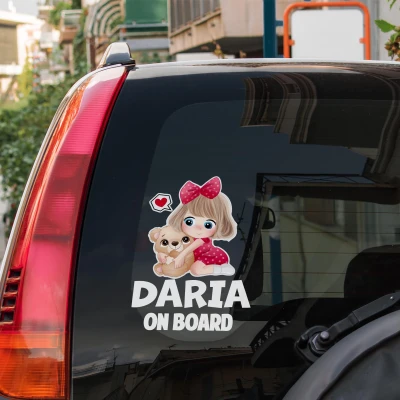 Sticker Fetita si Ursuletul