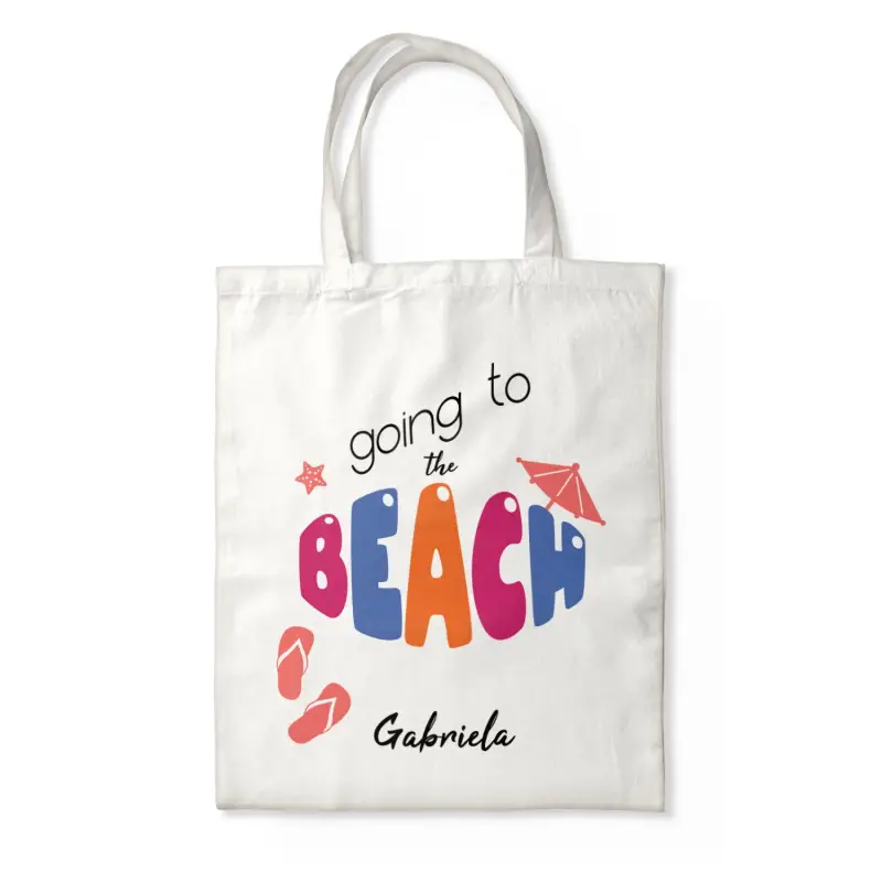 Sacosa Personalizata - Going to the beach