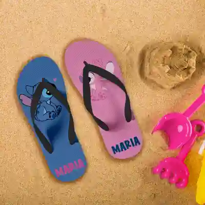 Slapi de vara personalizati-Lilo si Stitch