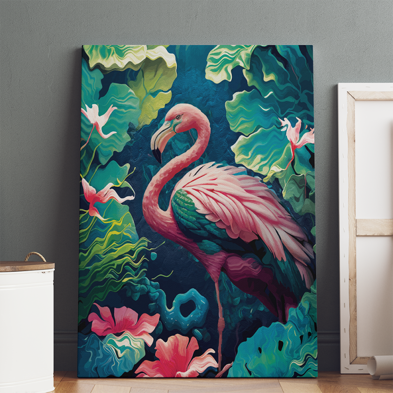 Tablou personalizat-Flamingo