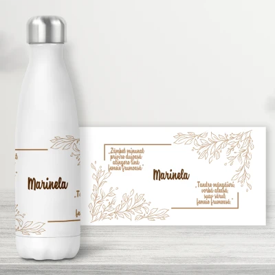 Sticla personalizata - Versuri