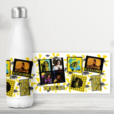 Sticla personalizata - Ochii care nu se vad, se uita