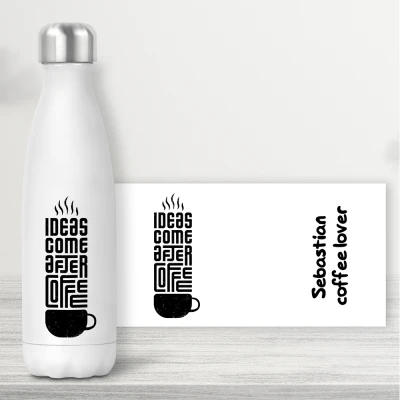 Sticla personalizata - Iubeste cafeaua