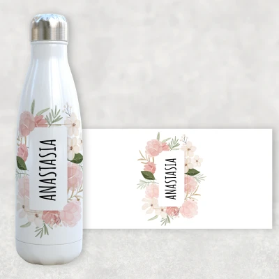 Sticla personalizata - Floral