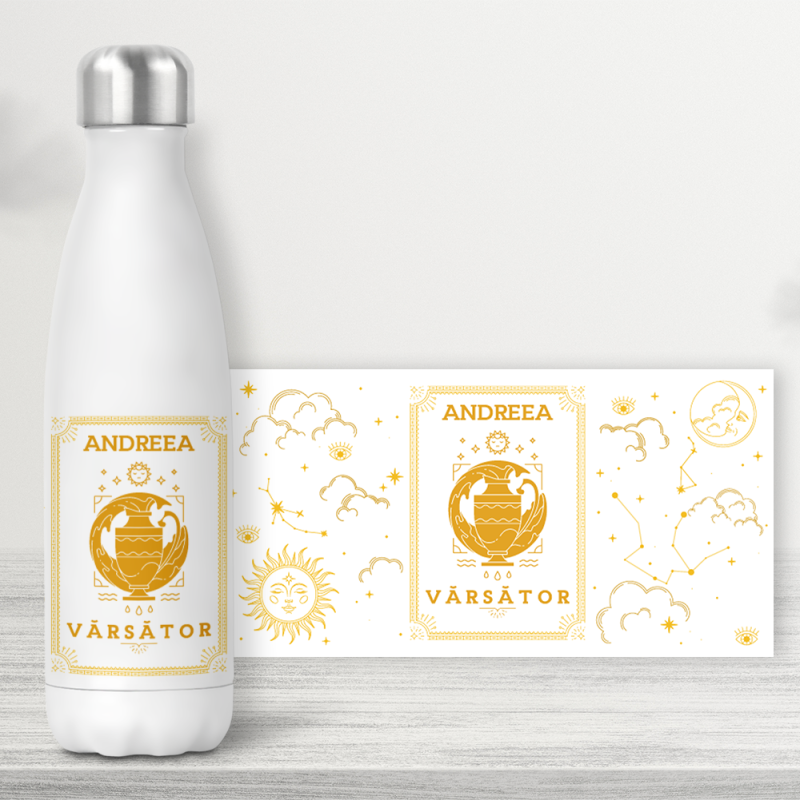 Termos personalizat-Zodia Varsator