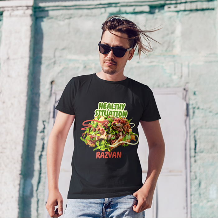 Tricou personalizat cu mancare