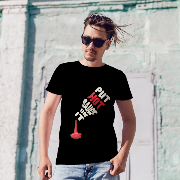 Tricou personalizat - Put Hot Sauce