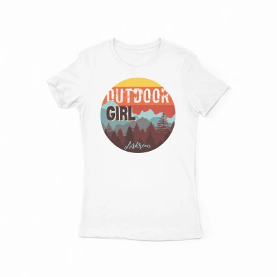 Tricou personalizat - Outdoor Girl