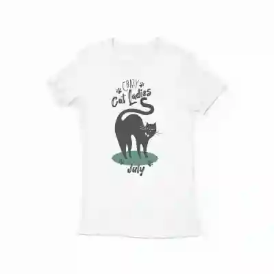 Tricou personalizat - Crazy cat ladies