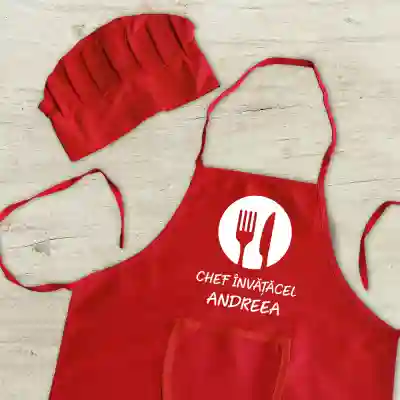 Sort De Bucatarie Personalizat Copii - Chef Invatacel