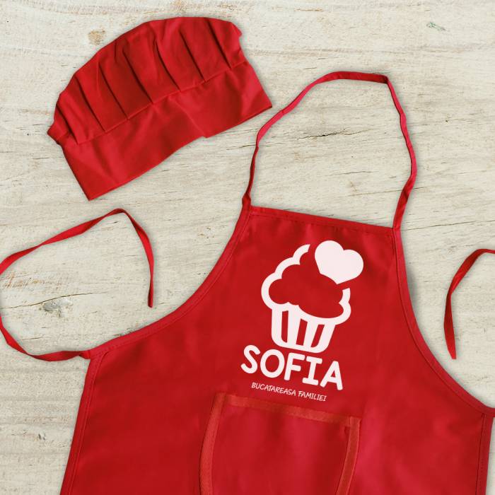 Sort De Bucatarie Personalizat Copii - Prajiturica