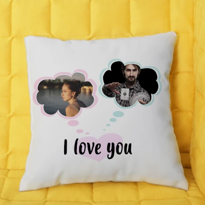 Perna personalizata cu 2 poze