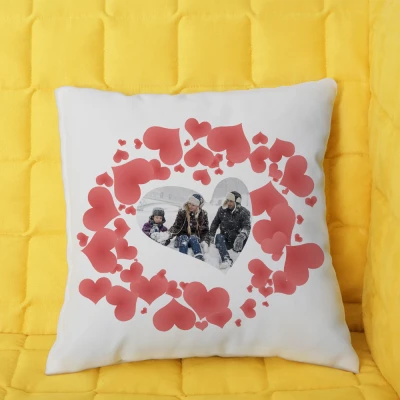 Perna personalizata cu inimioare