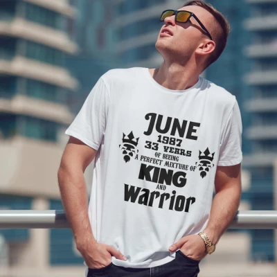 Tricou Personalizat pentru Barbati - King And Warrior