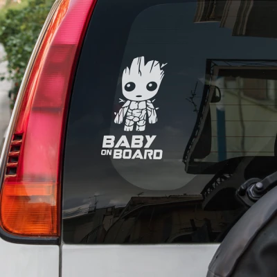 Stickere Baby on board personalizate Groot