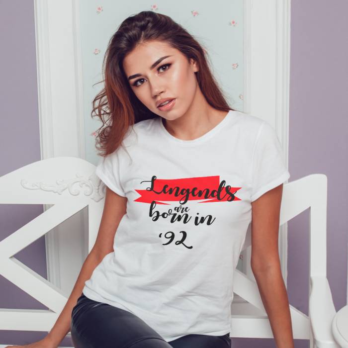 Tricou Personalizat Dama - Legends Are Born