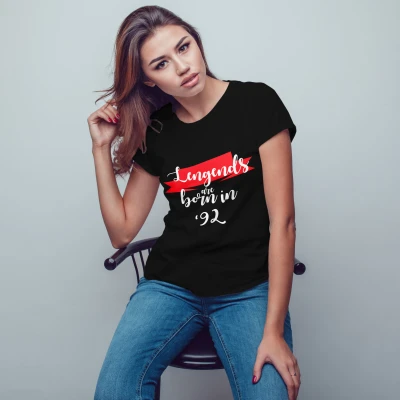 Tricou Personalizat pentru Femei - Legends Are Born