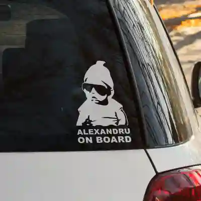 Sticker auto Baby on board 