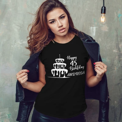 Tricou Personalizat pentru Femei - Cake