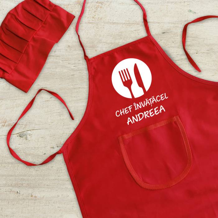 Sort De Bucatarie Personalizat Copii - Chef Invatacel