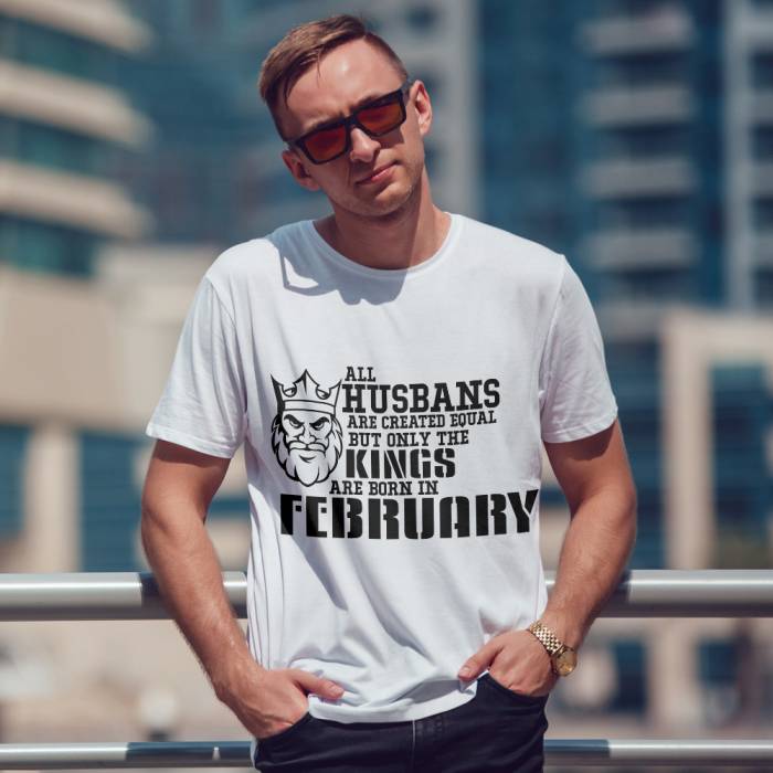 Tricou Personalizat Barbat - Kings Are Born