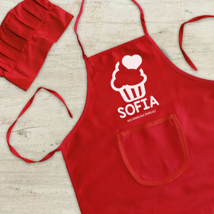 Sort De Bucatarie Personalizat Copii - Prajiturica