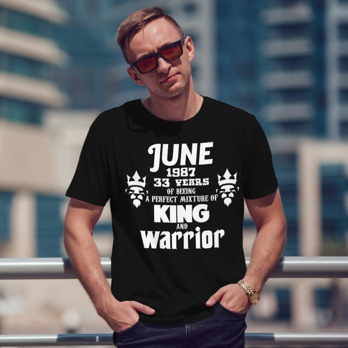 Tricou Personalizat Barbat - King And Warrior