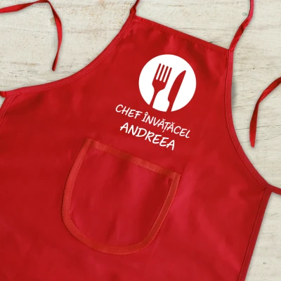 Sort De Bucatarie Personalizat Copii - Chef Invatacel