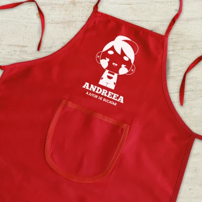 Sort De Bucatarie Personalizat Copii - Fetita