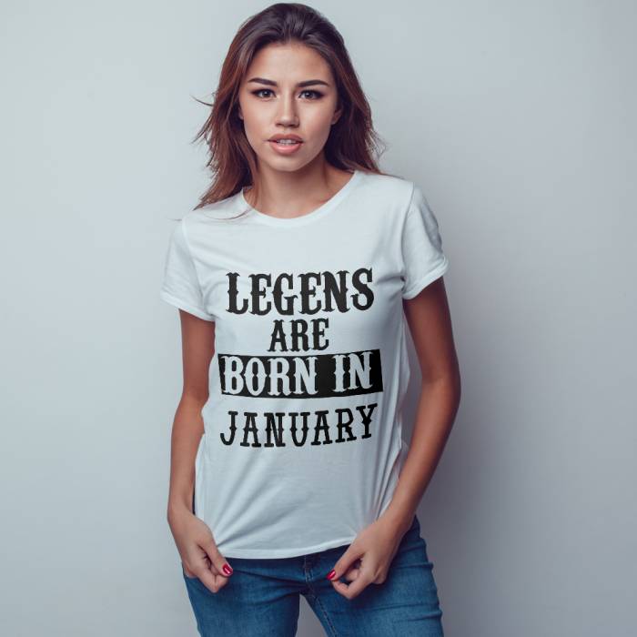 Tricou Personalizat Dama - Legends Are Born In