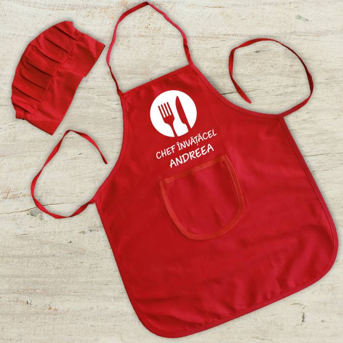 Sort De Bucatarie Personalizat Copii - Chef Invatacel