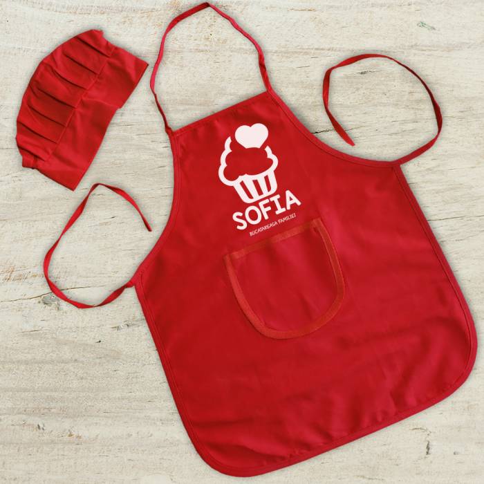 Sort De Bucatarie Personalizat Copii - Prajiturica