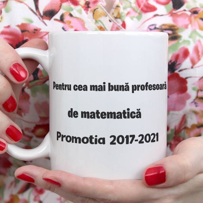 Cana personalizata pentru Profesoara