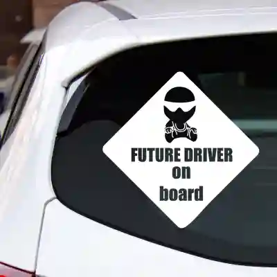 Sticker auto Future Driver