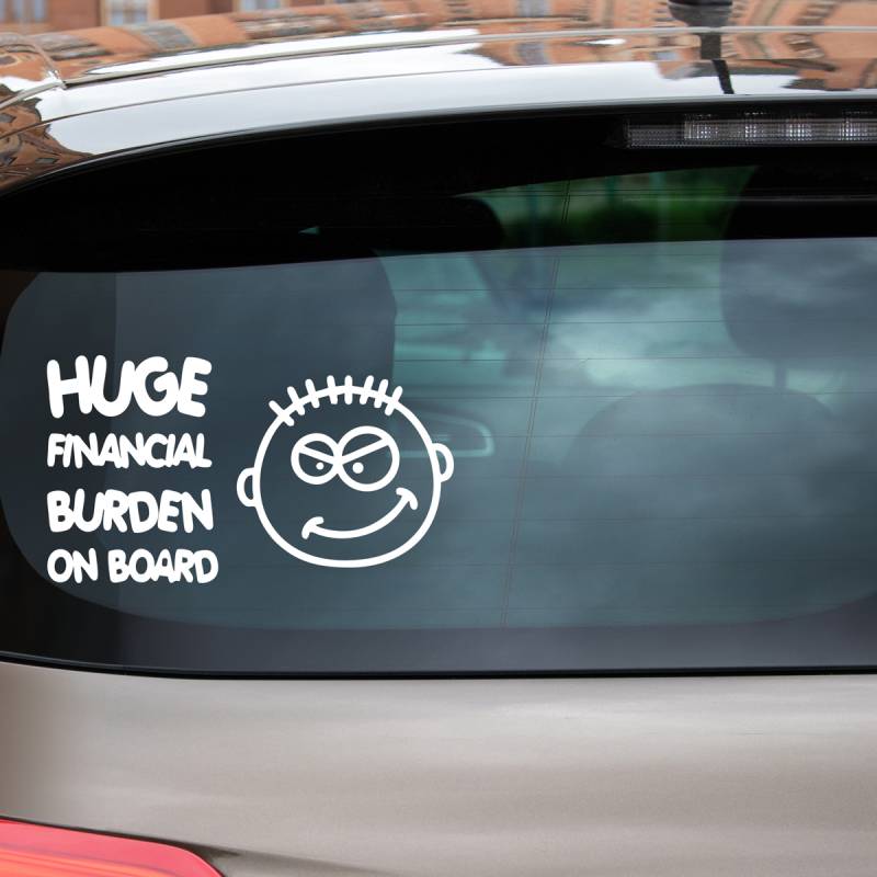 Sticker funny Baby on board 