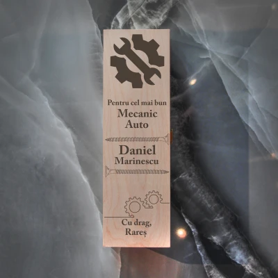 Cutie de vin - Cadou pentru mecanic