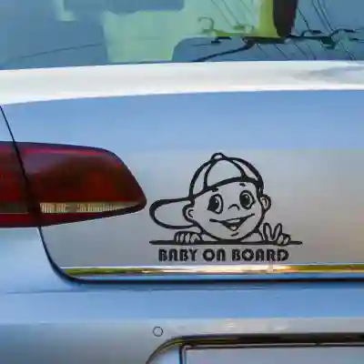 Sticker auto Baby on Board pentru exterior