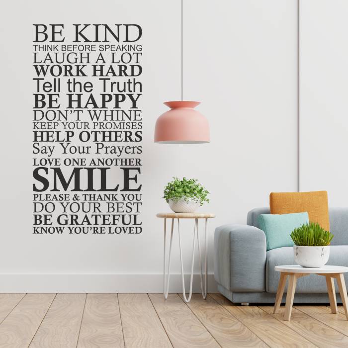 Sticker de perete Be Kind