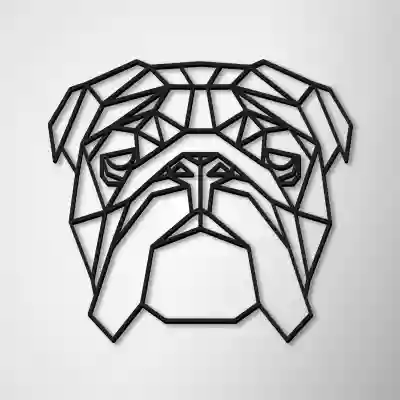 Decoratiune pentru perete Bulldog