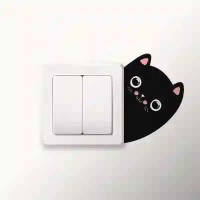 Sticker intrerupator Cute Cat