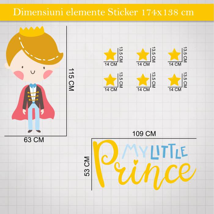 Sticker camera copilului Little Prince